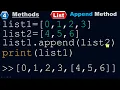 How to append a list to another list by using Append function - Python by