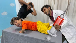 Chota Bhai Ka Accident Hogaya 🥺 Gabru Bhai Ko Injection Lagana Para 💔 Ahmed Bhai Udaas 