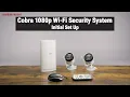 Cobra 8CH NVR Wi-Fi Security System Setup Harbor Freight