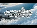 SONATA MUSIM SALJU - HAZAMI | AI COVER | LIRIK