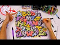 How To Draw Graffiti Letters Tutorial - Basic Straight Piece