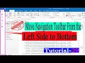 How To Move The Navigation Bar In Outlook 365 Back To Bottom Method-02
