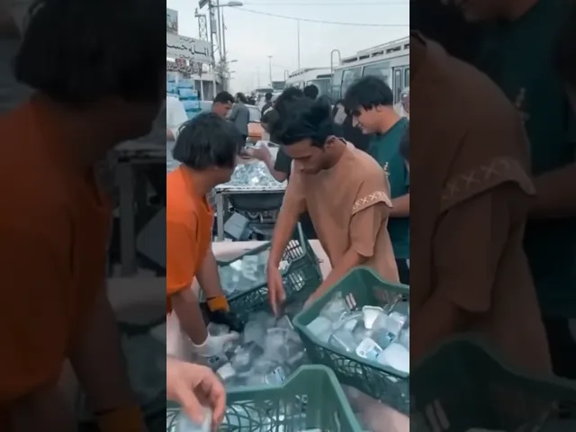 ⁣سقي الماء لزوار مقبرة وادي السلام في عيد الفطر المبارك ١٤٤٥هـ - ١٠ نيسان ٢٠٢٤م