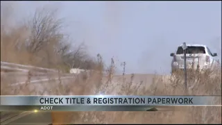 Arizonans advised to check title and registration paperwork ADOT says
