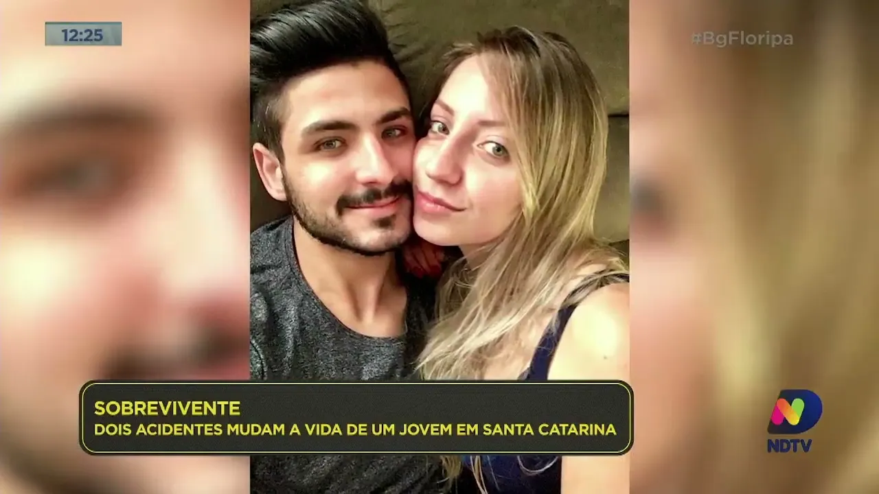 Dois acidentes mudam a vida de um jovem em Santa Catarina