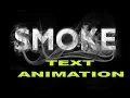 CSS Smoke Text Animation