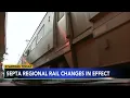 SEPTA s release changes in regional rail schedules ahead of repair work