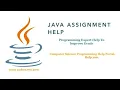 Looking for Java assignment help Java Programming Assignment Help Codersarts