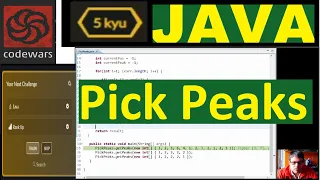 Codewars Pick Peaks
