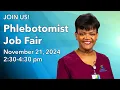Phlebotomist Job Fair