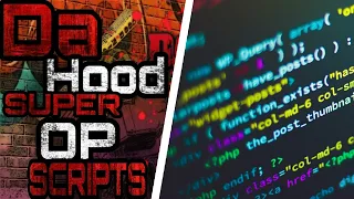 SUPER OP DA HOOD SCRIPTS UNBAN FULL GODMODE