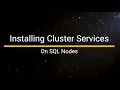 Creating Cluster Nodes for MS SQL Server Always On Lab Part