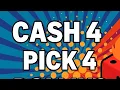 Cash 4 Pick 4 Charts for 25 Predictions Strategy Workout