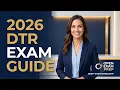 DTR Exam Guide 2026 Blueprint Passing Score Eligibility Rules