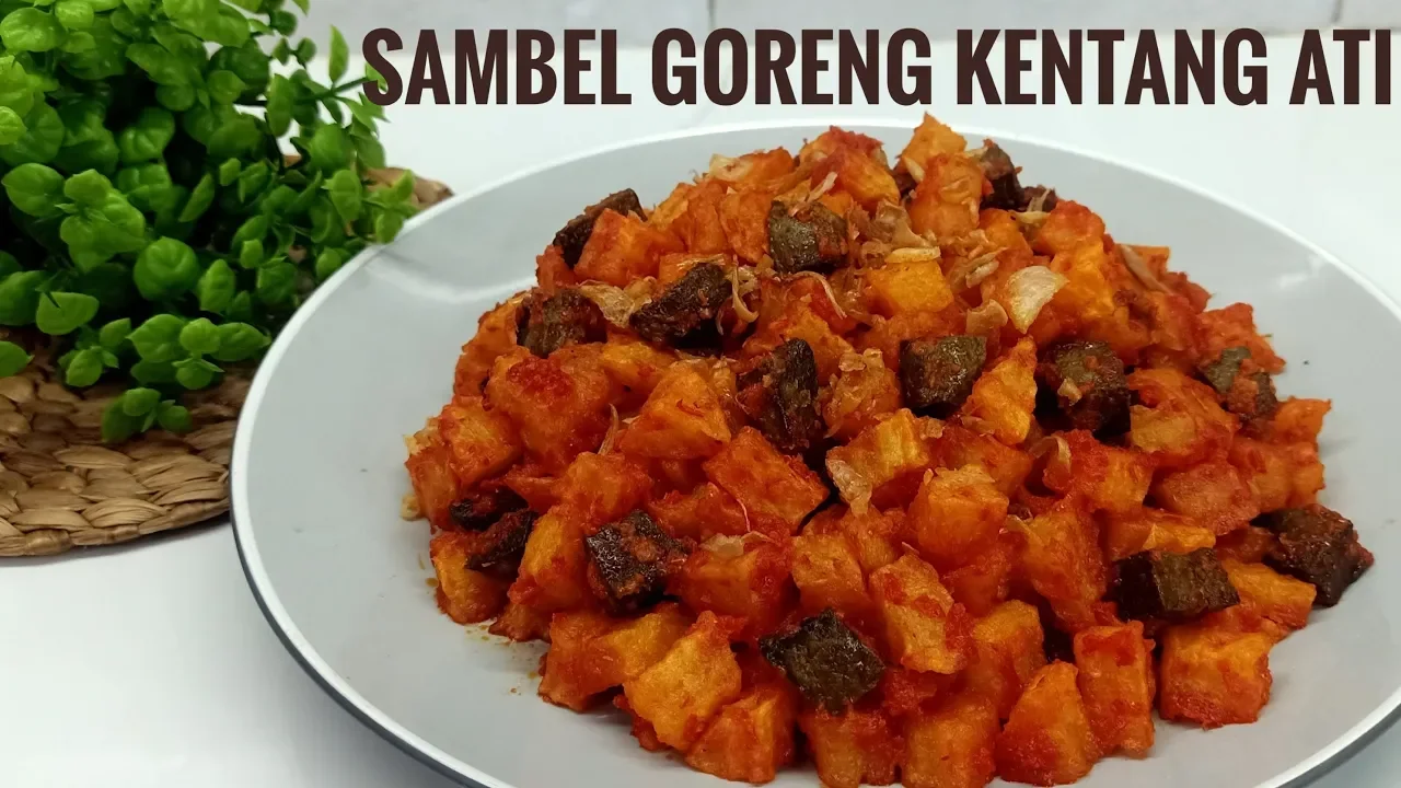 TERNYATA GAMPANG BANGET, RESEP DAN CARA MEMBUAT SAMBAL GORENG KENTANG ATI AMPELA YANG ENAK. 