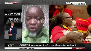 ANC and COSATU alliance relations