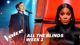 All Blind Auditions Featuring the First Ever Rewind Turn on The Voice UK