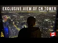CN Tower Toronto Canada 4K U First Impression Night Panoramic View