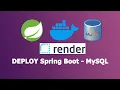 Deploy Spring Boot MySQL on Render