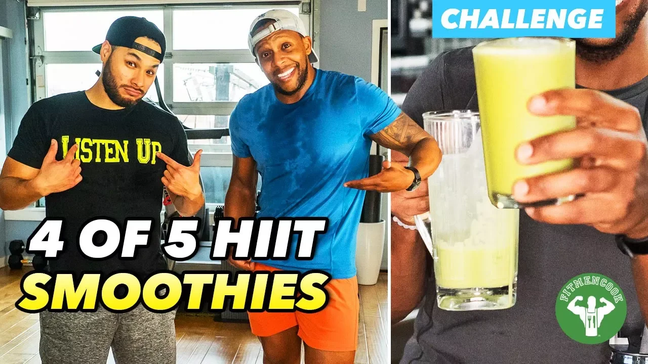 HIIT Smoothie Challenge 4: BJ Gaddour Workout & Green Banana Butter Smoothie