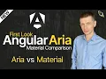 Angular Aria First Look Material Comparison