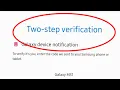Samsung Account Two-step verification Problem Solve
