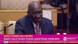MDUMISENI NTULI GRILLS GENERAL CELE Heated Parliament Moments 24 Oct 2025 