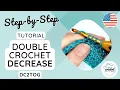 How to Double Crochet Decrease dc2tog Learn to Crochet free-crochet-patterns
