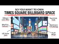 The Economics of Owning Times Square Billboard Space