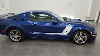 2009 FORD MUSTANG ROUSH 427R VISTA BLUE COUPE 5 SPEED 4K WALKAROUND 13168Z SOLD