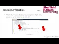 Declaring Variables in C