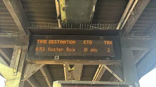 The 6 53 Train to Oyster Bay Will Depart in 3 Mins on Track 2 LIRR Arrival Announcement