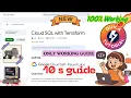 Cloud SQL with Terraform With Explanation