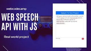 web speech api javascript project