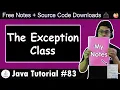 The Exception class in Java
