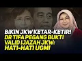 Download Lagu BIKIN JKW KETAR-KETIR! DR TIFA PEGANG BUKTI VALID IJAZAH JKW: HATI-HATI UGM!