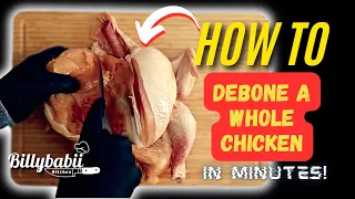 how to debone a whole chicken in minutes 