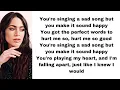 TINI - Sad song (Alesso remix) (feat. Alesso) (letra)