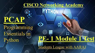 Cisco Programming Essentials in Python - PCAP PE 1 Module 1 Test CISCO Python Essential