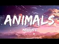 Download Lagu Maroon 5 - Animals (Lyrics) 🎵 One Hour Loop 🎵