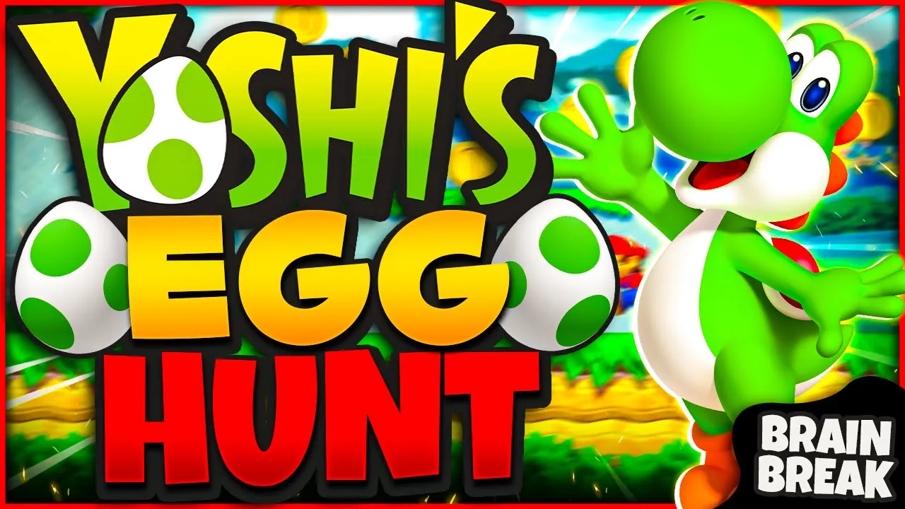 Yoshi's Egg Hunt | Brain Break | Mario | Just Dance | Freeze Dance