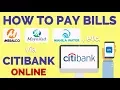 How to Pay Utility Bills Online Using Citibank Credit Card