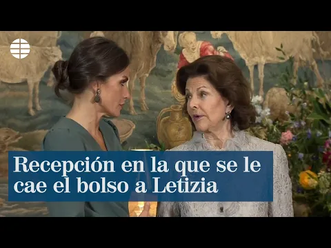 Download MP3 Recepción durante la cual se le ha caído el bolso a la Reina Letizia