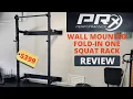 PRx Performance Wall Mounted Fold-In Rack Review Worth it
