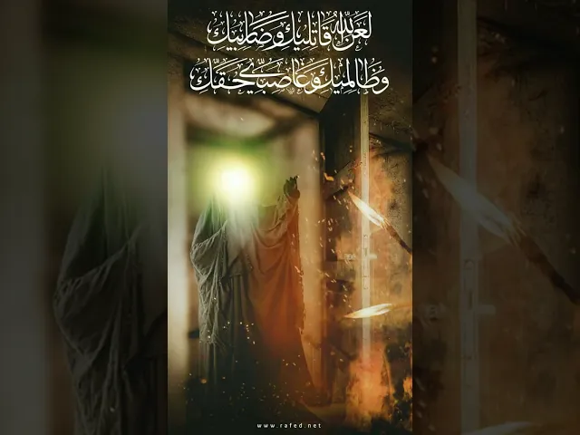 ⁣لعن الله قاتليــك و ضاربيــك و ظالميــك و غاصبــي حقك، يا سيدتي يا مولاتي يا فاطمة الزهراء (س)