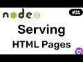 Serving HTML Pages - NodeJS Hindi Coding Scenes