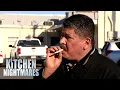 Chef Takes A Cigarette Break Instead Of Cooking Gordon s Food Kitchen Nightmares