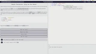 Regular Expressions Using the Test Method