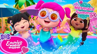 Emmie the Mermaid! | Mermaid Summer! 🧜‍♀️☀️ |  Emmie's Wonder Wardrobe by Little Angel