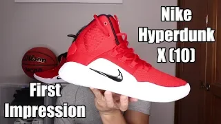 Nike Hyperdunk X 10 Review First Impression